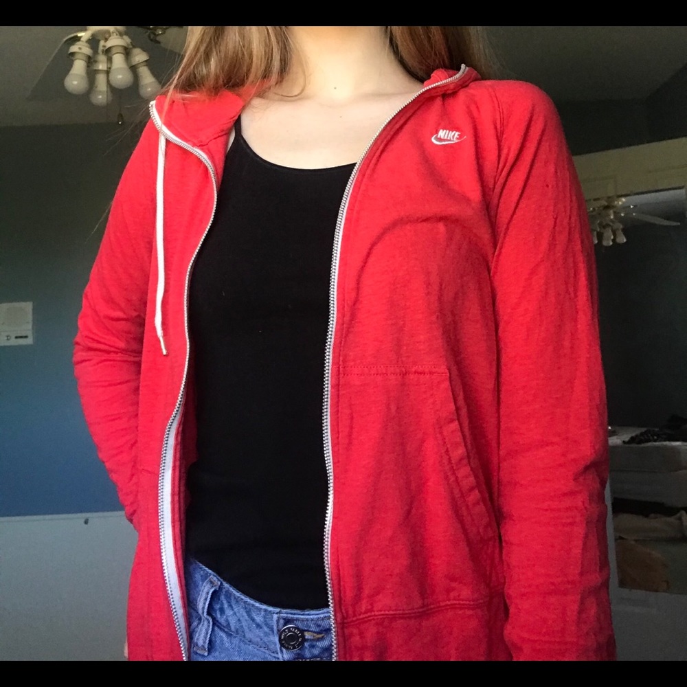 hot pink nike zip up